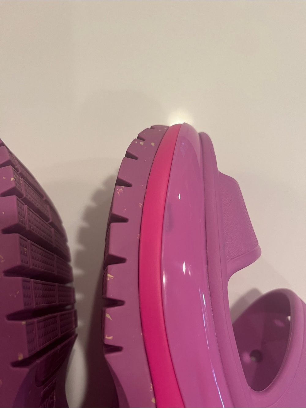 CROCS MEGA CRUSH Chunky Platform Sandal in Purple & Hot Pink. Women’s 8/Men’s 6 - Picture 13 of 16